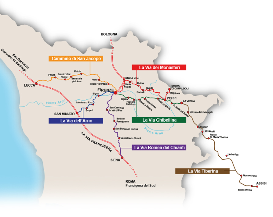 Da Firenze in ogni direzione